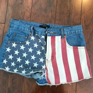American Flag Shorts
